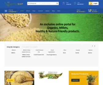 Theorganickart.com(Online Shopping Store For Dry Fruits) Screenshot