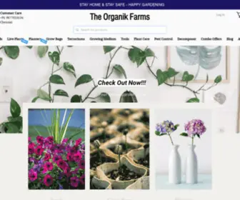 Theorganikfarms.com(The Organik farms) Screenshot