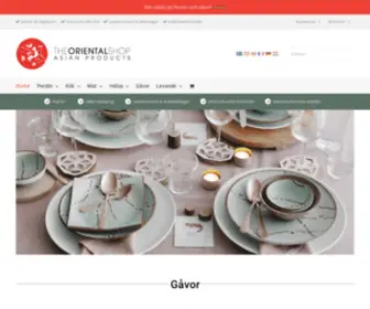 Theorientalshop.se(⋆) Screenshot