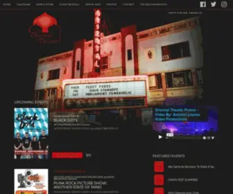 Theorientaltheater.com(The Oriental Theater) Screenshot