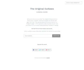 Theoriginaloutlaws.com(The Original Outlaws Podcast) Screenshot