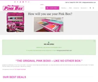 Theoriginalpinkbox.com(The Original Pink Box) Screenshot