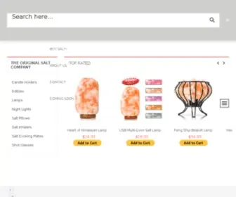 Theoriginalsaltcompany.com(The Original Salt Company) Screenshot