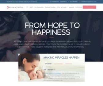 Theoriginclinic.com(Best IVF Center in Gurgaon) Screenshot