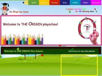 Theoriginplayschool.com(Day Care & After School Activities (Taken by experienced professionals)) Screenshot