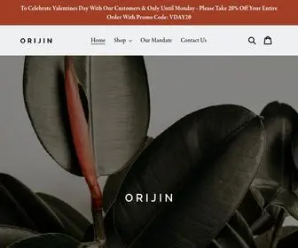 Theorijin.com(Orijin Design Co) Screenshot