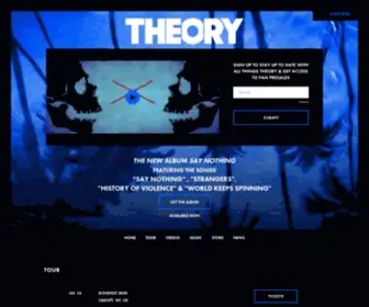 Theoryofadeadman.com(Theory Official Website) Screenshot
