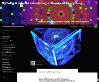 Theoryofeverything.org(Visualizing a Theory of Everything) Screenshot