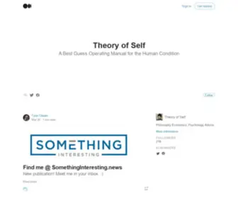 Theoryofself.com(Theoryofself) Screenshot
