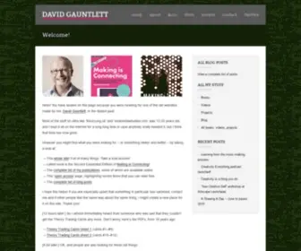 Theory.org.uk(David Gauntlett) Screenshot