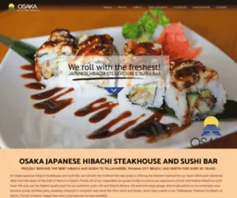 Theosakasteakhouse.com(Authentic Japanese Hibachi & Fresh Sushi) Screenshot