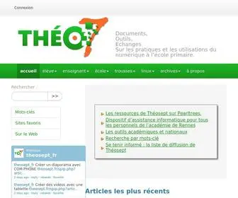 Theosept.fr(Théosept) Screenshot