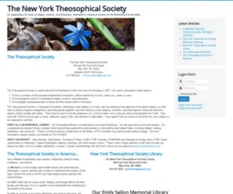 Theosophy-NY.org(Theosophy NY) Screenshot