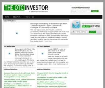 Theotcinvestor.com(TheOTCInvestor) Screenshot