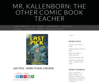 Theothercomicbookteacher.com(We all read pictures...why am I one of the only ones) Screenshot