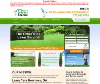 Theothersidelawnservice.com(The Other Side Lawn Service) Screenshot