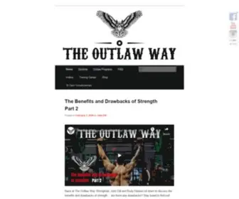 Theoutlawway.com(The Outlaw Way) Screenshot