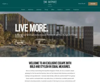 Theoutposthotel.com.sg(The Outpost Hotel Sentosa) Screenshot