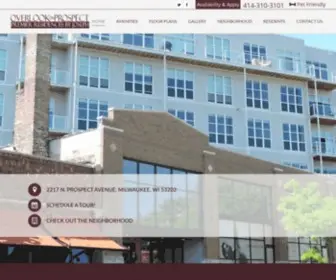 Theoverlookonprospect.com(Overlook Apartments) Screenshot