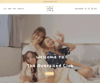 Theoversizedclub.com(The Oversized Club) Screenshot