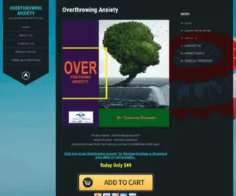 Theoverthrowinganxiety.com(Just another WordPress site) Screenshot