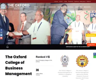 Theoxfordbusinessmanagement.org(The Oxford College of Business Management) Screenshot