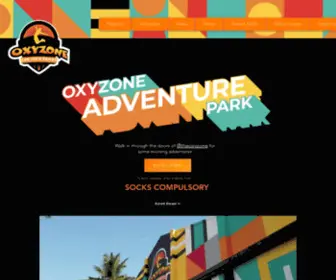 Theoxyzone.com(Oxyzone Adventure Park) Screenshot