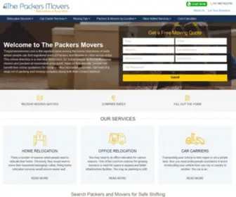 Thepackersmovers.com(Packers and Movers) Screenshot