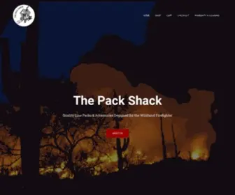 Thepackshack.com(The Pack Shack) Screenshot