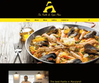 Thepaellaplace.com(The Paella and Tapas Place) Screenshot