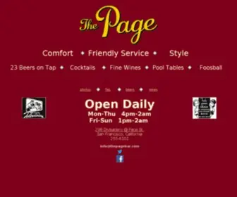 Thepagebar.com(The Page) Screenshot