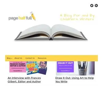 Thepagehalffull.com(The Page Half Full) Screenshot