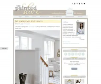 Thepaintedhive.net(Budget Friendly DIY Interior Decorating and Home Design Ideas Blog) Screenshot