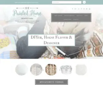 Thepaintedhome.com(The Painted Home by Denise Sabia) Screenshot