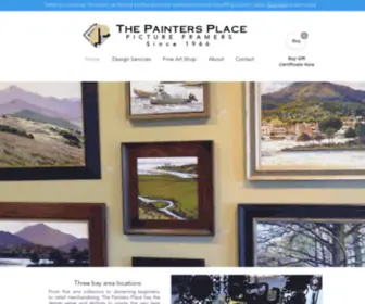 Thepaintersplace.com(Picture Frame Shop) Screenshot