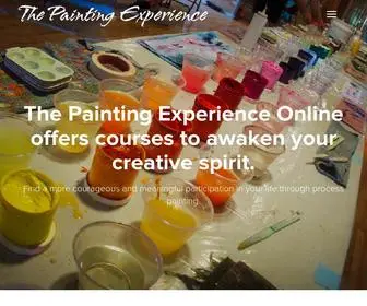 Thepaintingexperienceonline.com(The Painting Experience Online) Screenshot