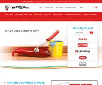 Thepaintstore.com(Paint & Painting Supplies At Wholesale Prices) Screenshot
