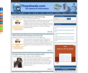 Thepakweb.com(Result) Screenshot