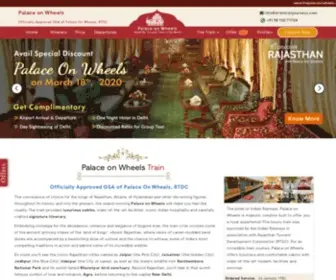 Thepalaceonwheels.org(Official website of Palace On Wheels ( GSA )) Screenshot