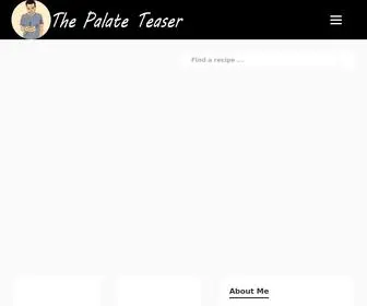 Thepalateteaser.com(The Palate Teaser) Screenshot