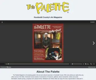 Thepalette.com(The Palette Magazine) Screenshot