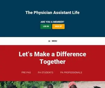 Thepalife.com(Your FREE & helpful Physician Assistant/Associate (PA)) Screenshot