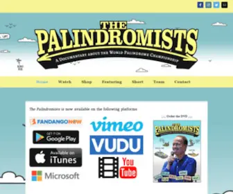 Thepalindromists.com(A documentary about the World Palindrome Championship) Screenshot