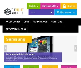 Thepalletauction.com(Computers) Screenshot