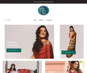 Thepallushop.com(Pallu Shop) Screenshot