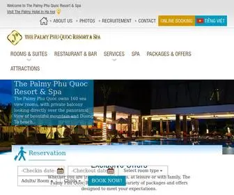 Thepalmyphuquocresort.com(The Palmy Phu Quoc Resort & Spa) Screenshot