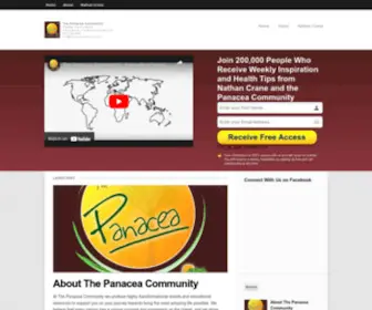 Thepanaceacommunity.com(The Panacea Community) Screenshot