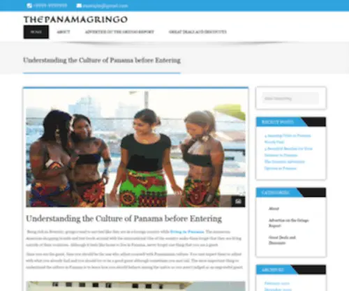 Thepanamagringo.com(The Panama Gringo) Screenshot