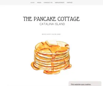 Thepancakecottagecatalina.com(The Pancake Cottage) Screenshot