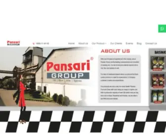 Thepansarigroup.com(Our team of dedicated experts) Screenshot